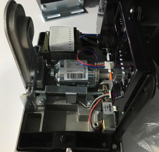 vista superior de motor corredera FAAC C720