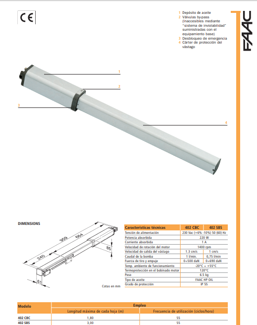 FAAC 402SBS catalogo2