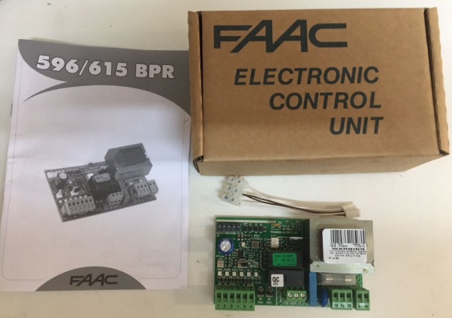 central faac 615 con sus accesorios