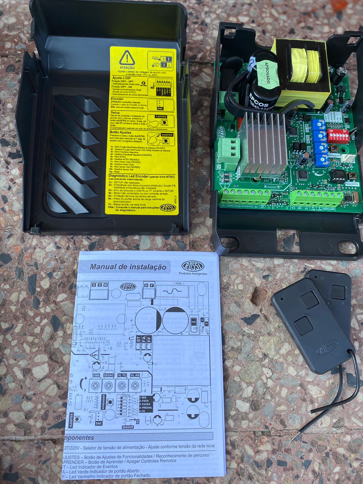 electronica manual y control remoto ROSSI DZ4 NITRO