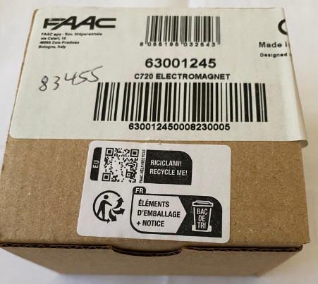 grupo solenoide faac c720-c721 sellado en caja
