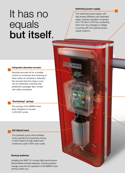 barrera automatica faac B680H - Imagen 2