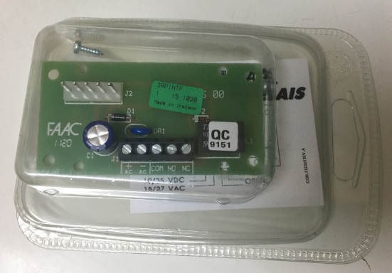 modulo rele FAAC